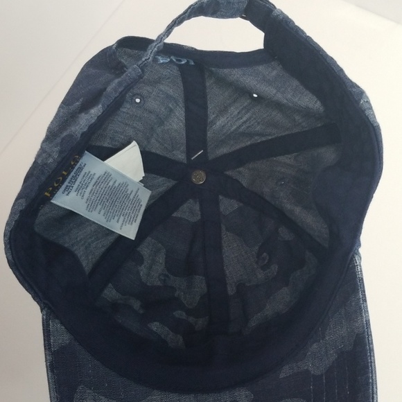 Polo Ralph Lauren Blue Camo Hat - Picture 6 of 8